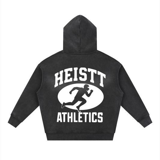 HEISTT Zipper Boxy Fleece Hoodie