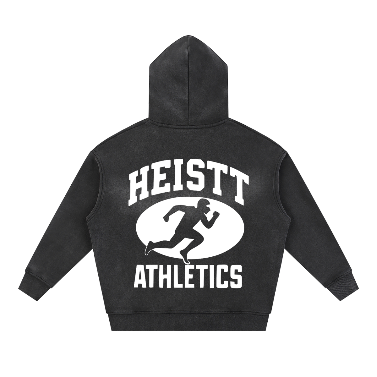 HEISTT  Zipper Boxy Fleece Hoodie